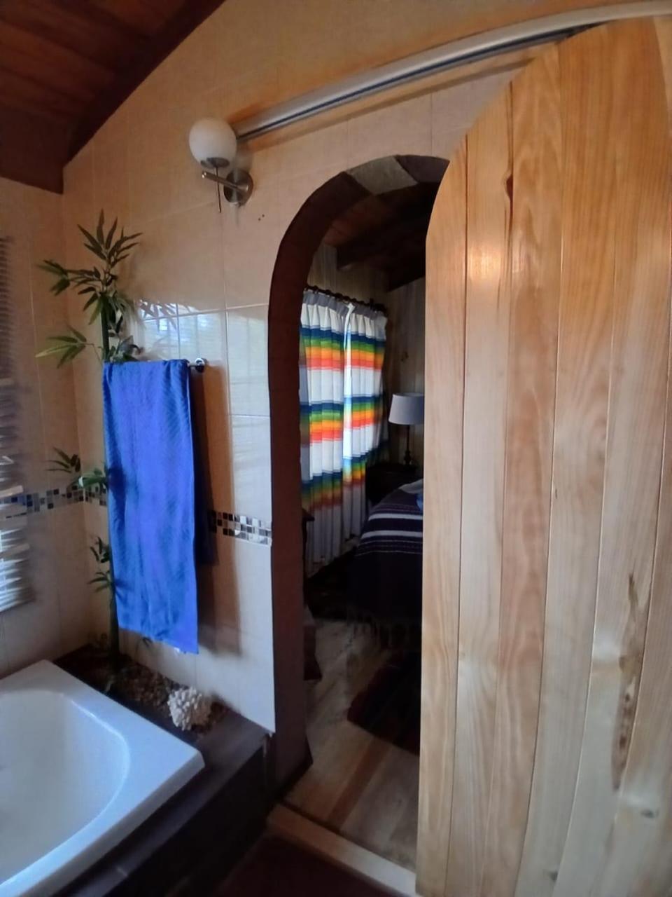 Cabana Con Banera Y Chimeneas En Puesta De Sol El Pacifico Εξωτερικό φωτογραφία